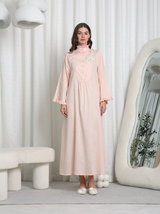 Peach Home Dress