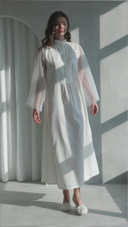 Offwhite Home Dress